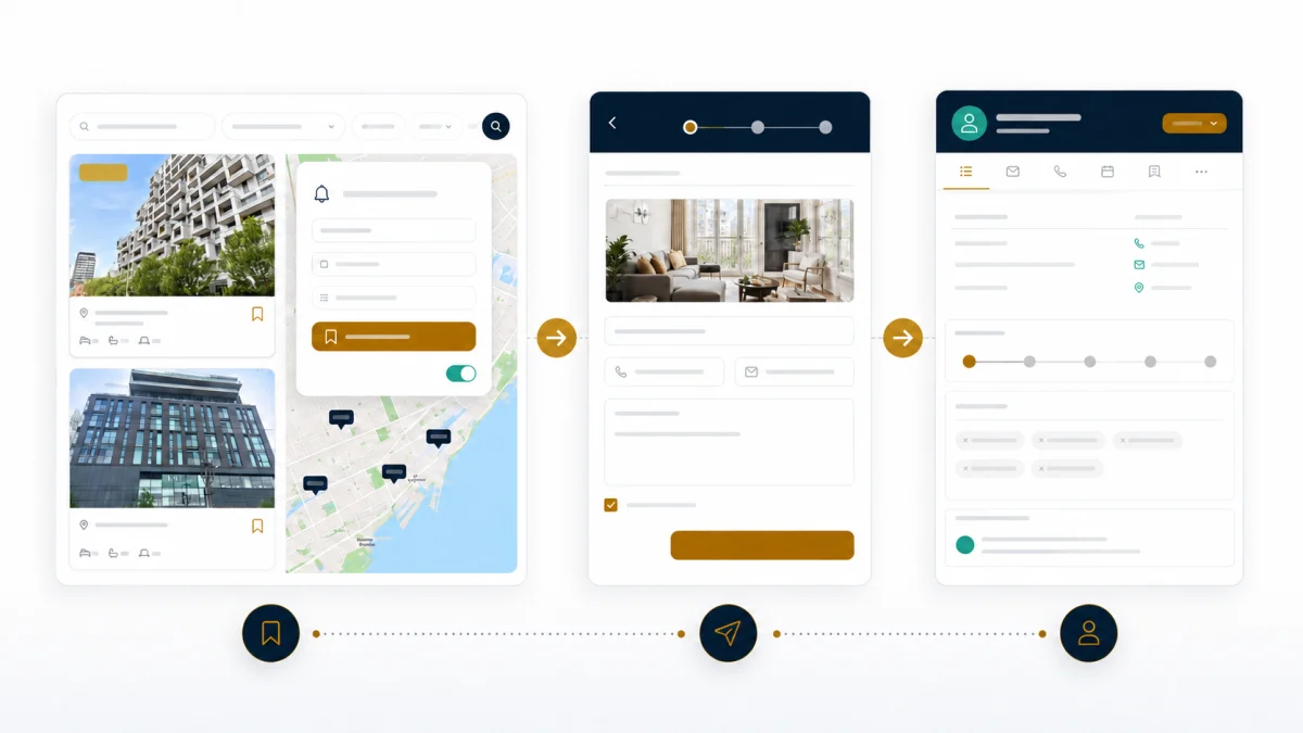 Saved Searches vs Contact Forms: What Converts More Real Estate Visitors?